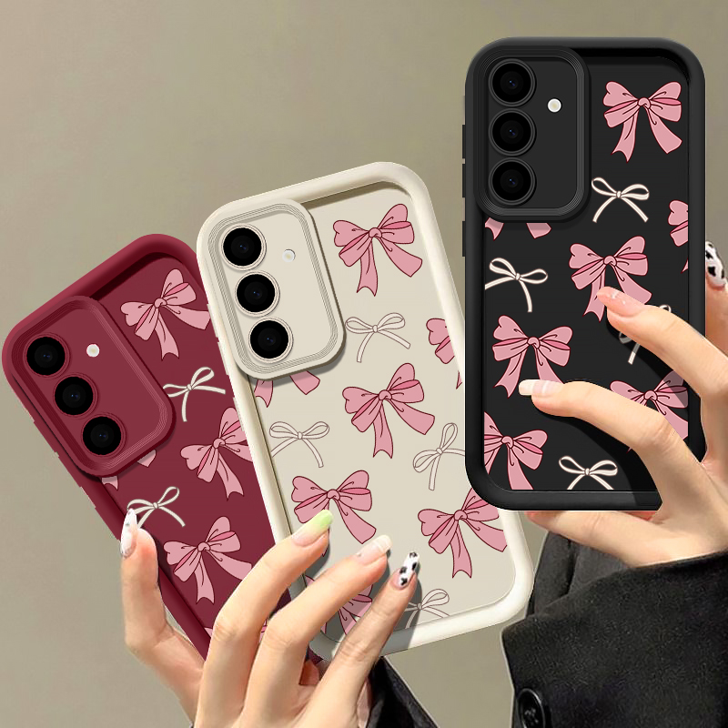 Phone Cases Galaxy A17 - Bow Tie Silicone Case For Samsung