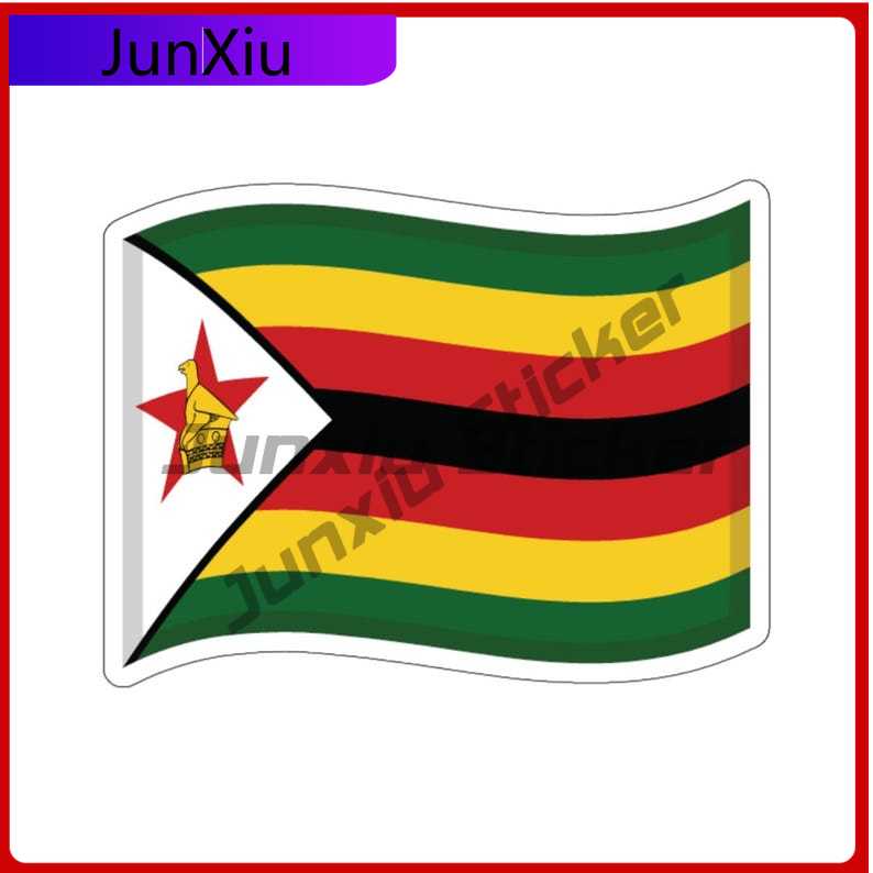 Phone Cases Zimbabwe - Zimbabwe Drift Flag Stickers Waterproof Decorations