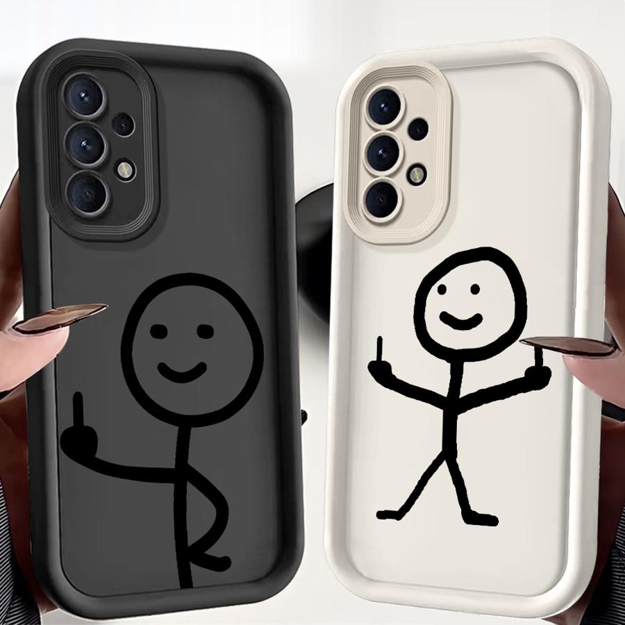 Phone Cases Websites - Finger People Stickman Case for Samsung