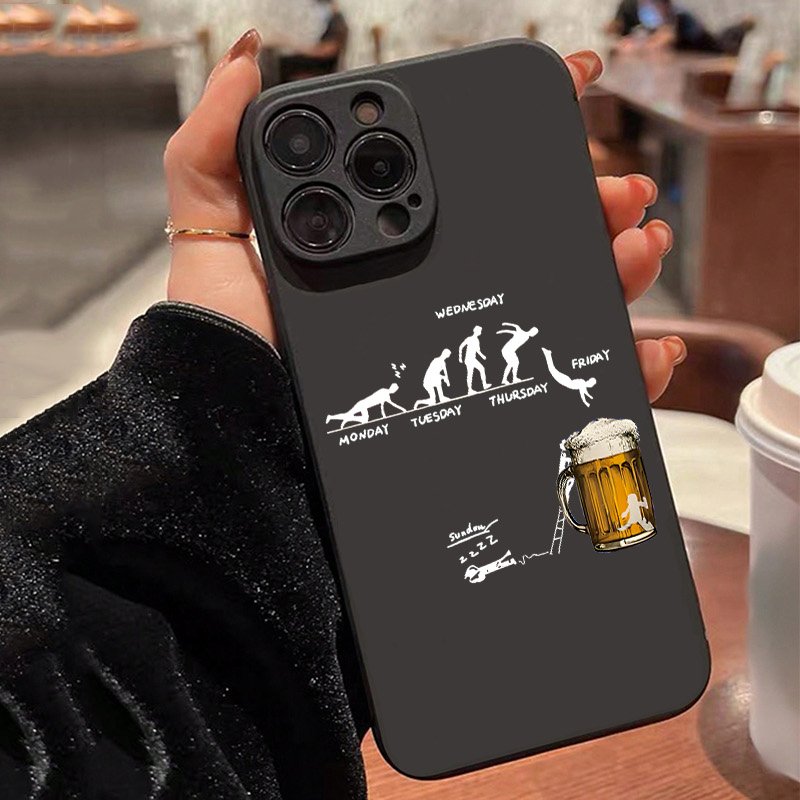 Phone Cases Galaxy A17 - Creative Beer-Themed Phone Case for Samsung