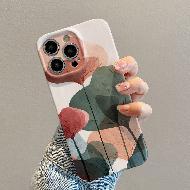 Phone Cases Australia - Nature Art Leaf Case For iPhone