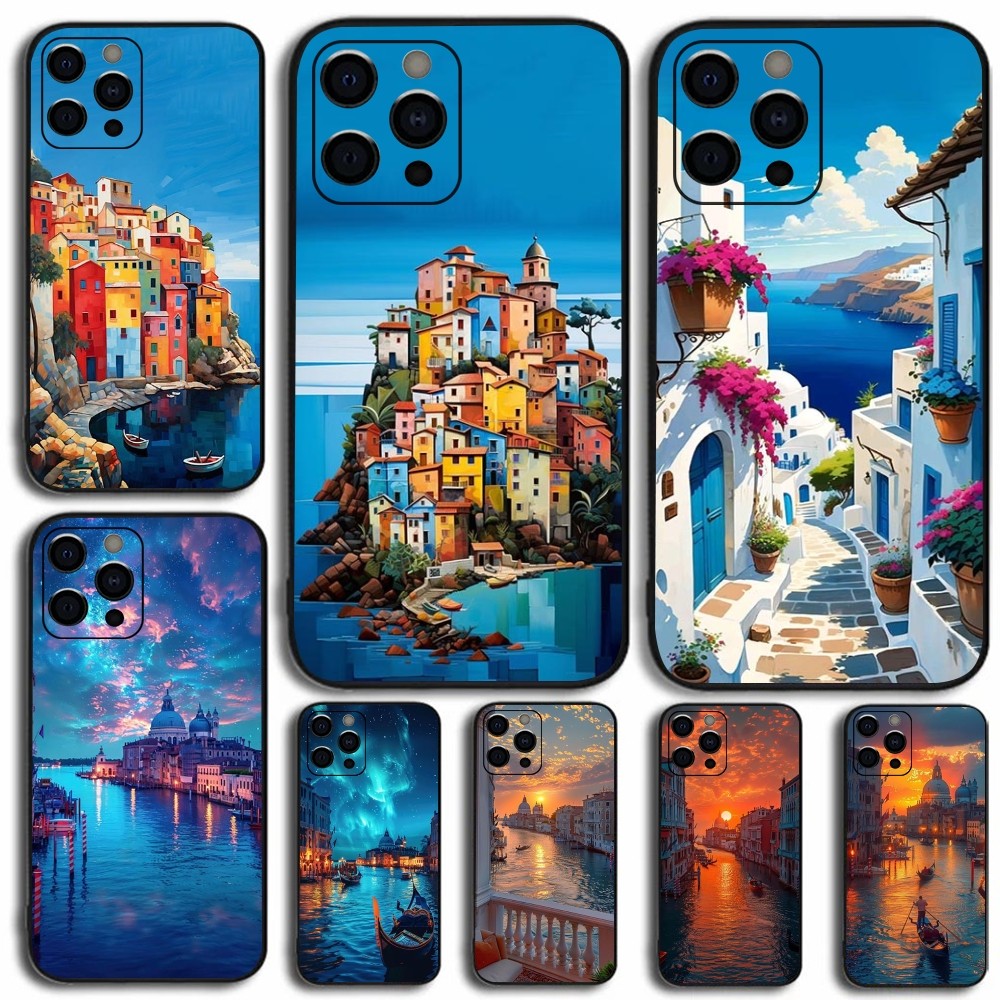 Phone Cases Australia - Travel italy Street Venice Phone Case