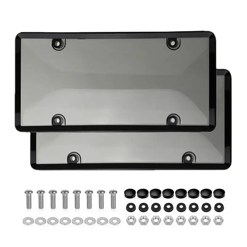 Phone Cases Blunt - Tinted License Plate Protector 2 Pcs