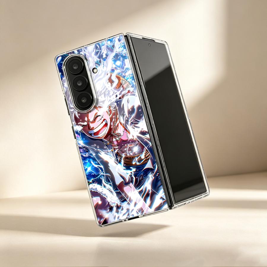 Phone Cases Z Fold 7 - Cartoon O-One P-iece Transparent Soft Phone