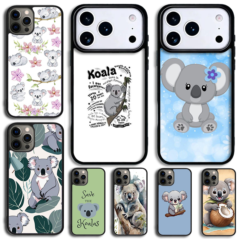 Phone Cases Australia - Cute Australia Koala Art Phone Case