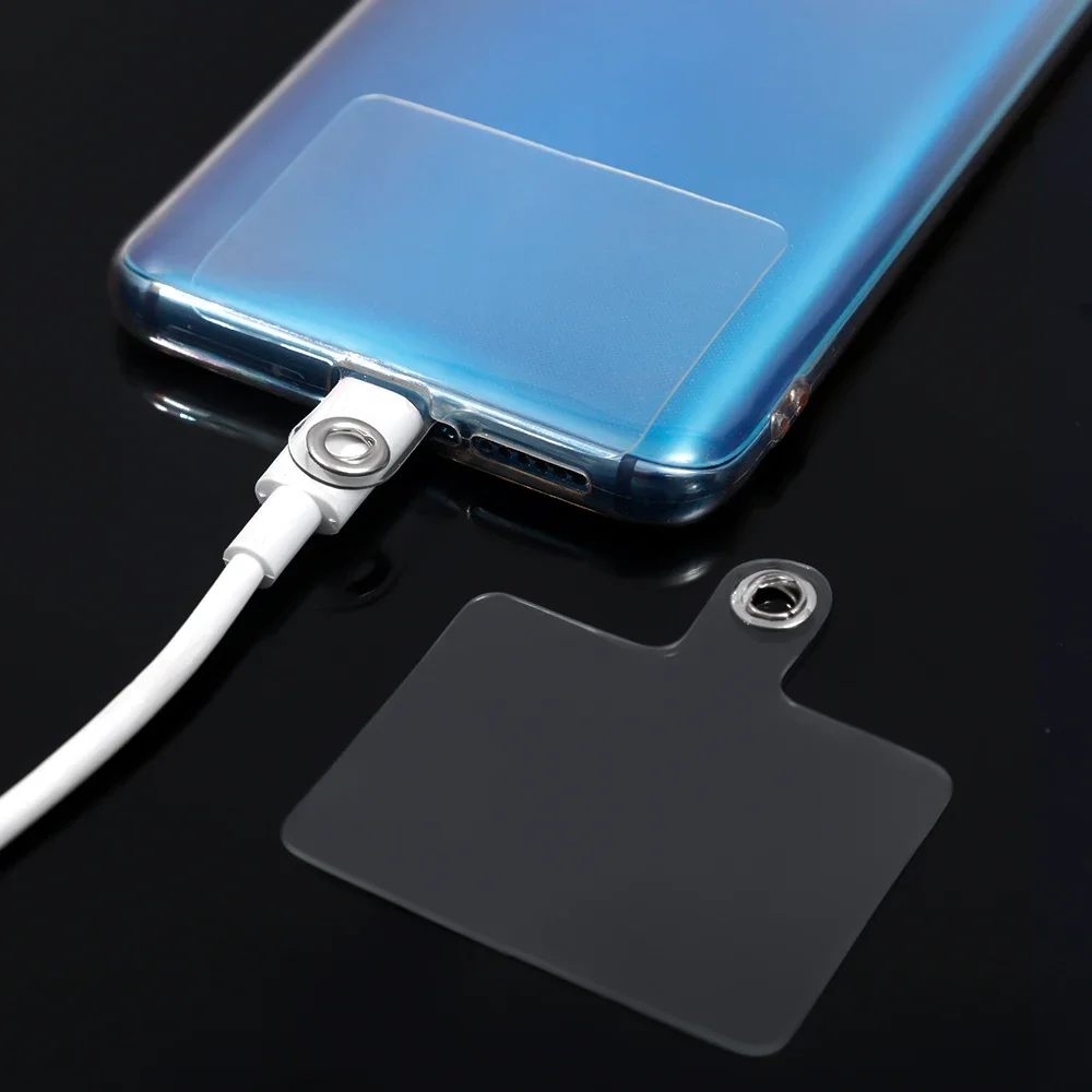 Phone Cases Hong Kong - Universal Clear Phone Lanyard Patch Tabs