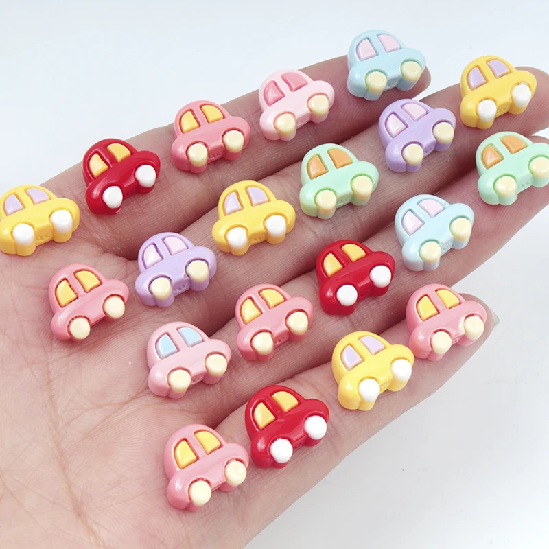 Phone Cases Websites - 30Pcs/300pcs Kawaii Cartoon Car Scrapbooking Resin