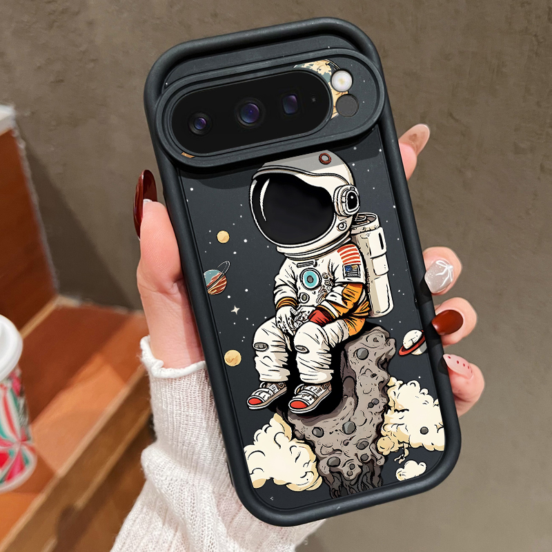 Phone Cases Pixel 10 - Cartoon Astronaut Print TPU Phone Case
