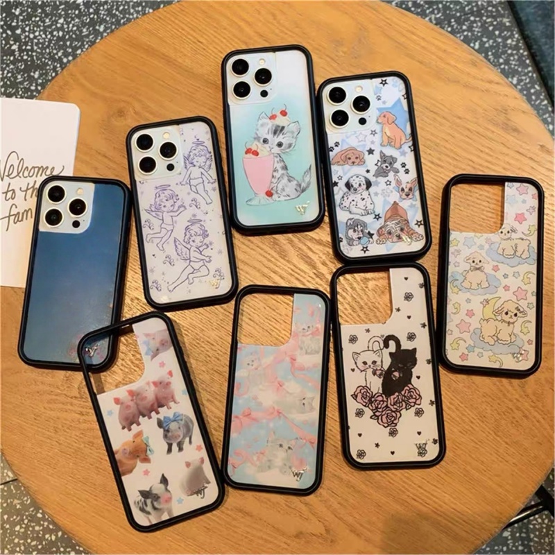 Phone Cases Wildflower - Wildflower ins party pet dog piglet