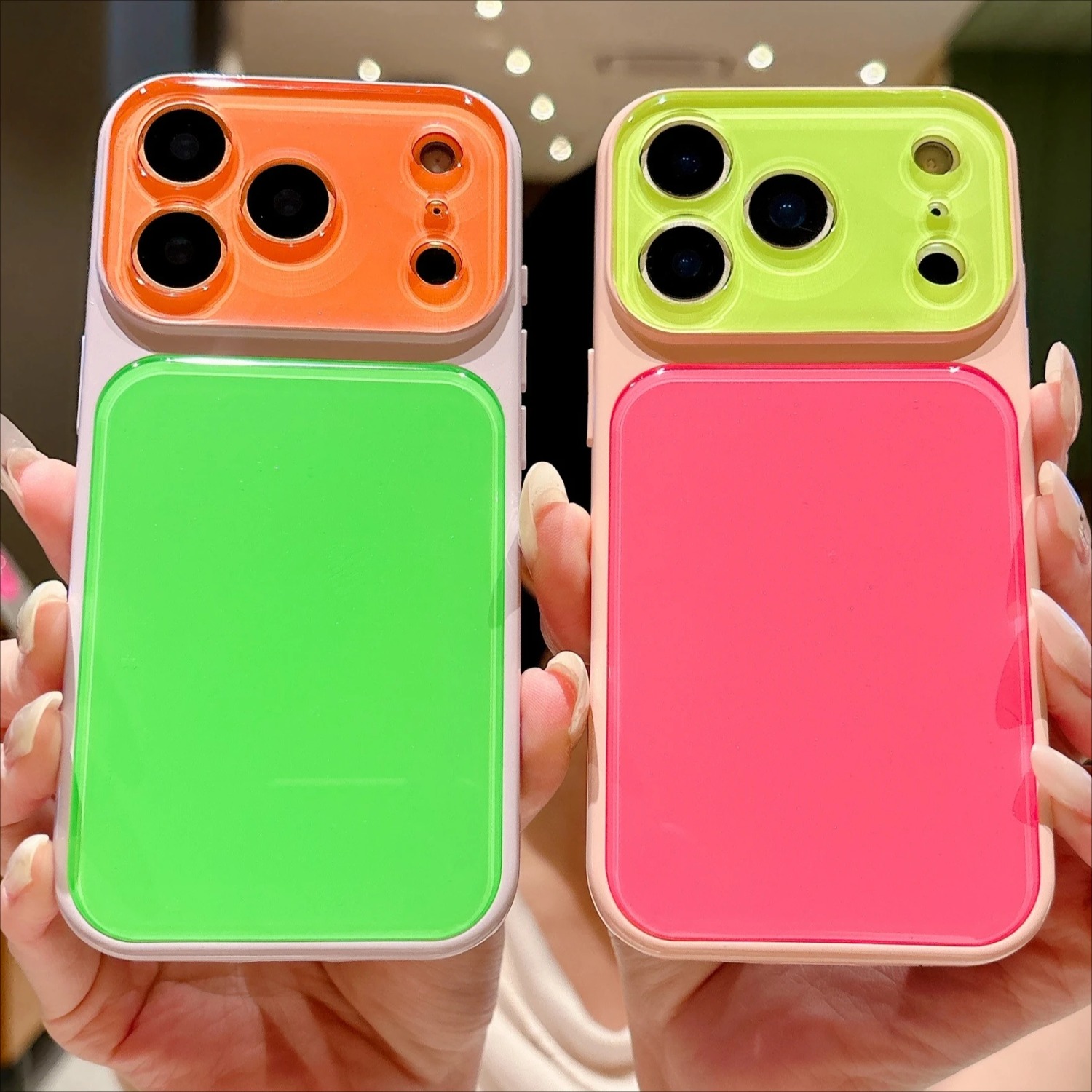 Phone Cases Vogue - Color Block Phone Case for IPhone