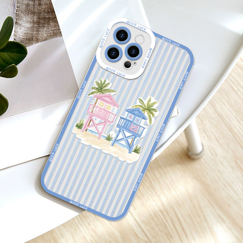Summer Palm Coconut Tree Strip - Phone Cases Galaxy A17 ulasan dan harga