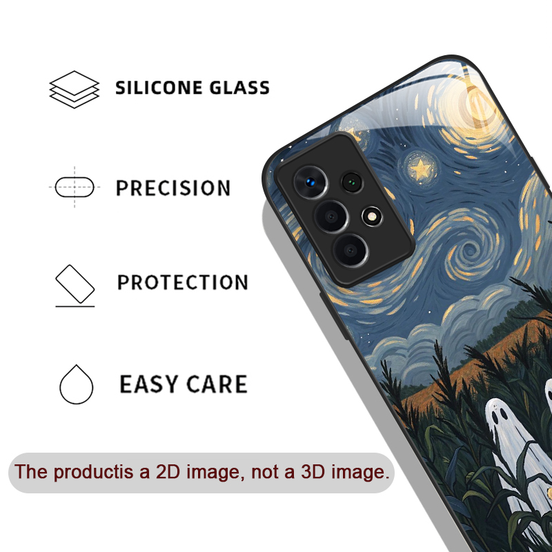 Funny Ghost Abstract Art Patte - Phone Cases Funny ulasan dan harga