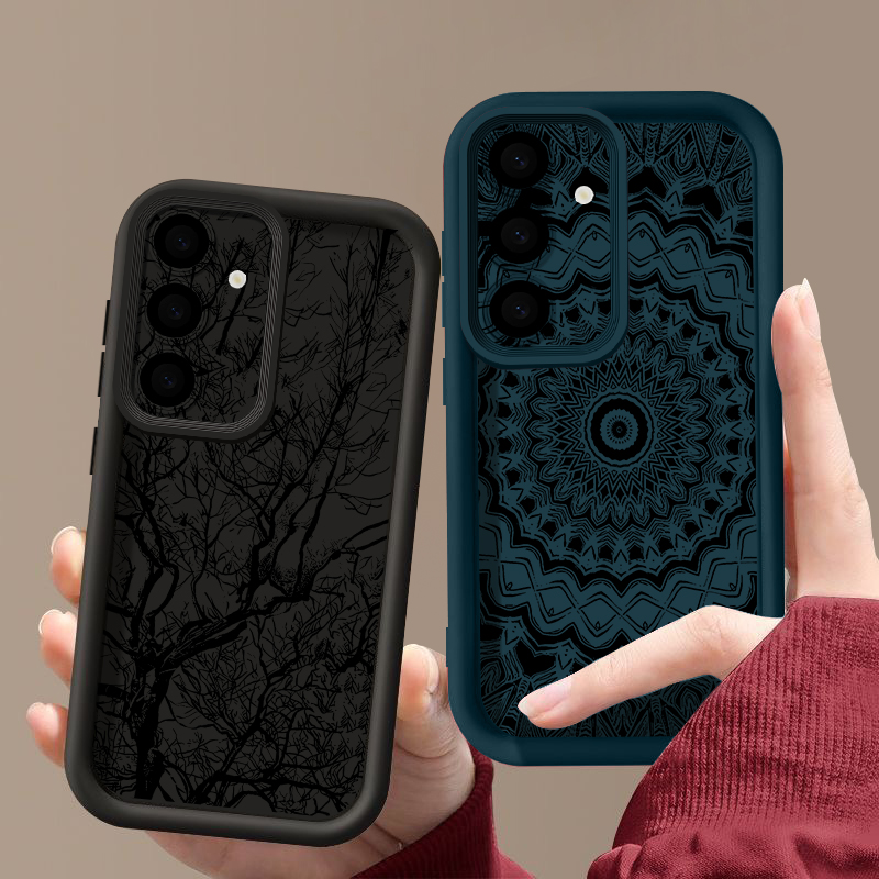 Retro Flower Totem Pattern Cas - Phone Cases Galaxy A17 ulasan dan harga