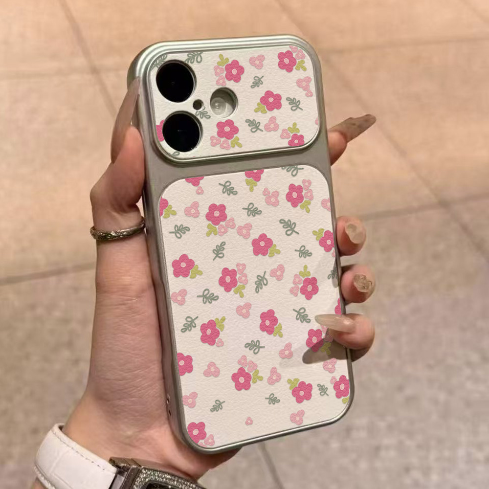 Luxury INS Flower Large Window - Phone Cases With Camera Cover ulasan dan harga