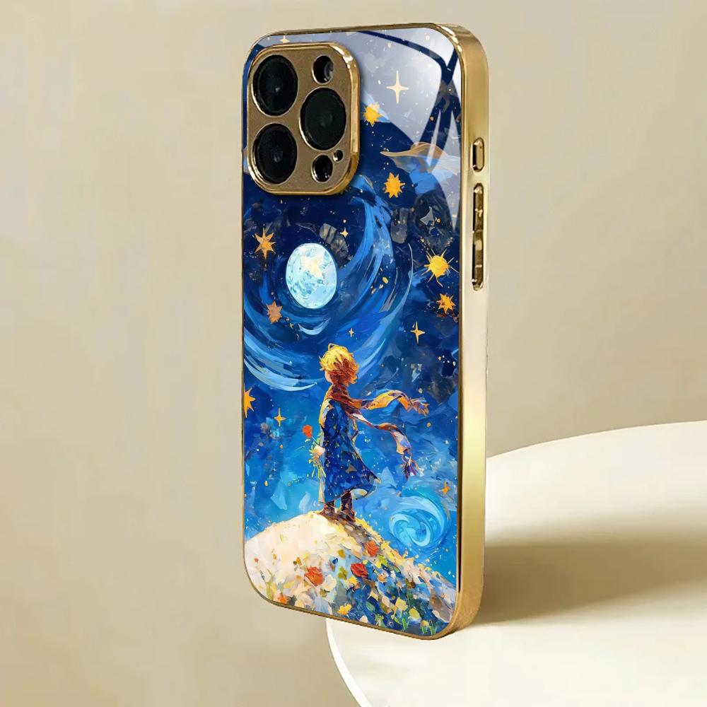 INS Mirror Rose Little Prince  - Phone Cases Iphone 17 Pro Max ulasan dan harga