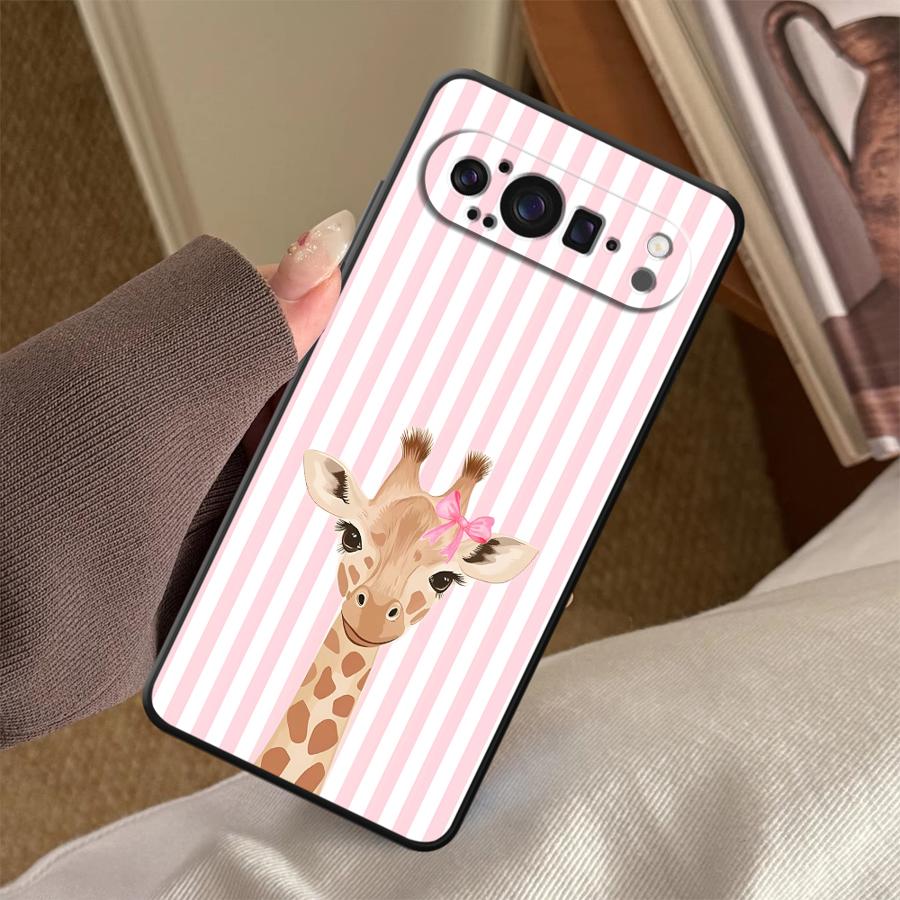Cartoon Giraffe Funda Phone Co - Phone Cases Pixel 10 ulasan dan harga