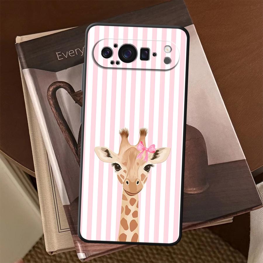 Cartoon Giraffe Funda Phone Co - Phone Cases Pixel 10 ulasan dan harga