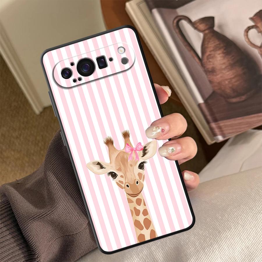 Cartoon Giraffe Funda Phone Co - Phone Cases Pixel 10 ulasan dan harga