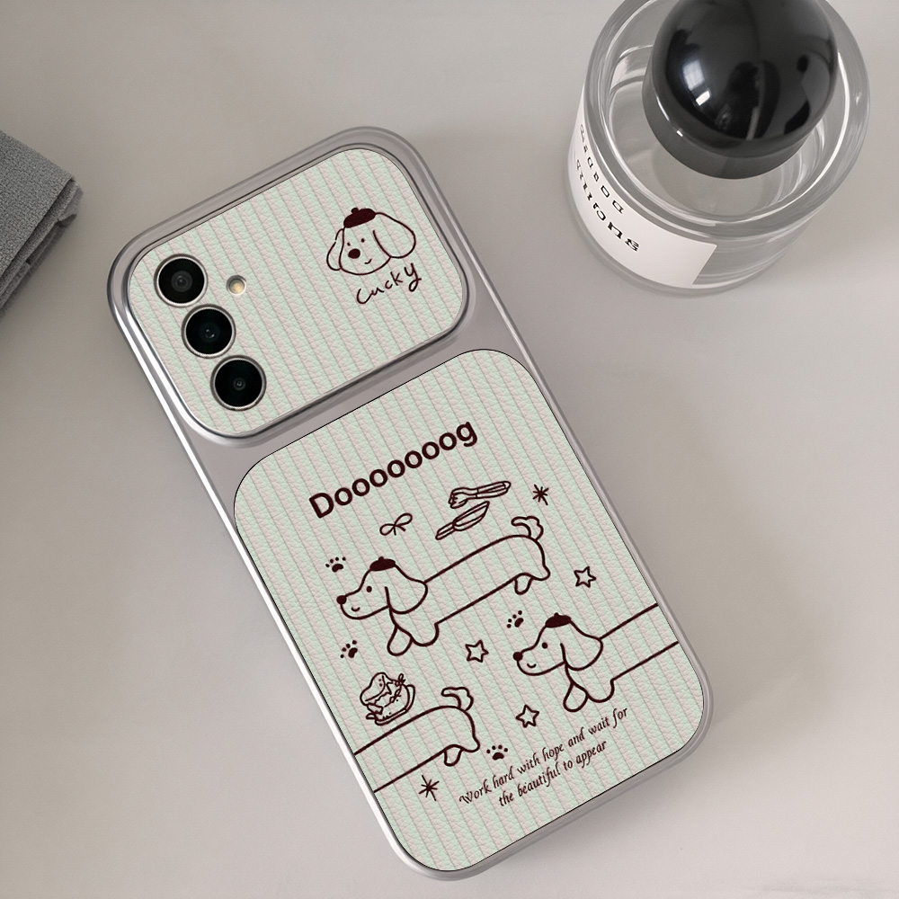 Cartoon Dachshund Phone Case F - Phone Cases With Camera Cover ulasan dan harga