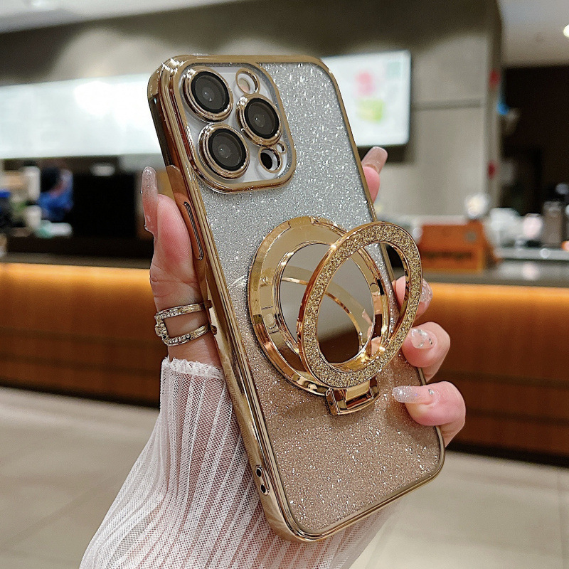 Glitter Mirror Bracket Phone C - Phone Cases Vogue ulasan dan harga