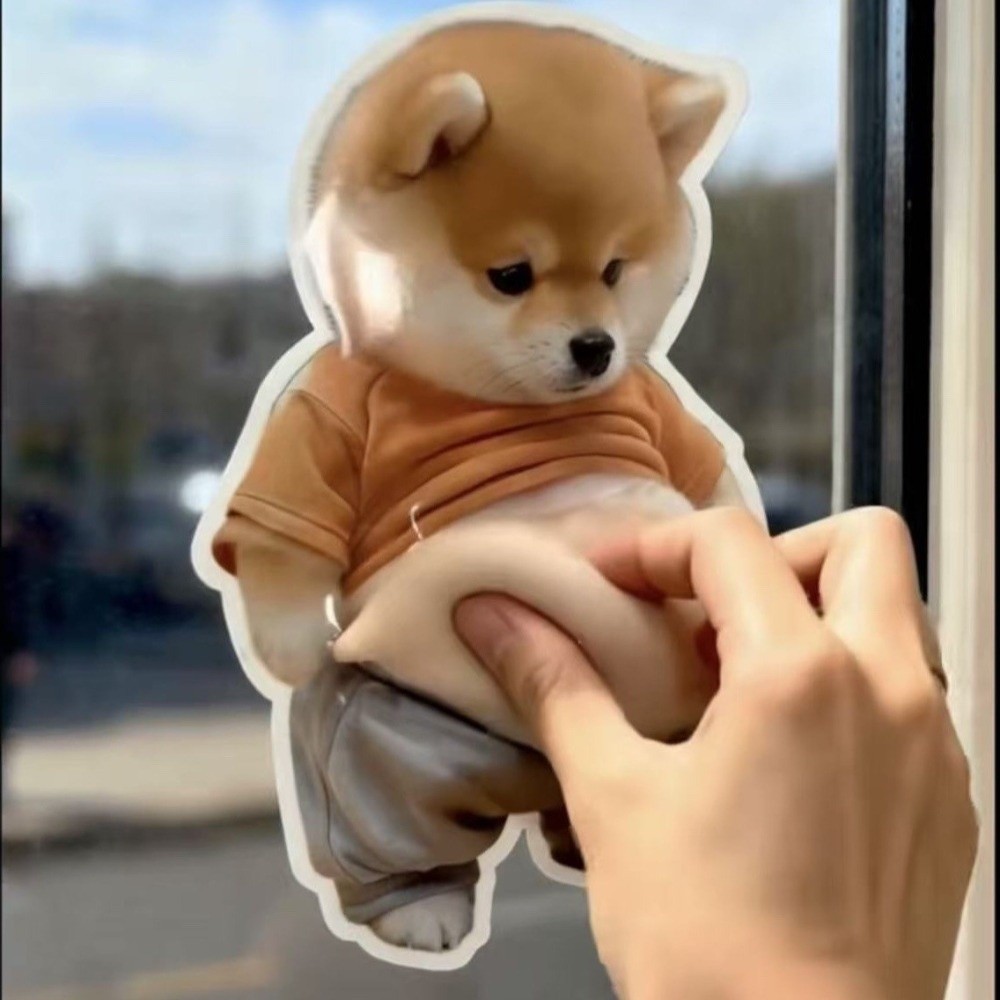 Funny 3D Soft Belly Cat Sticke - Phone Cases Funny ulasan dan harga