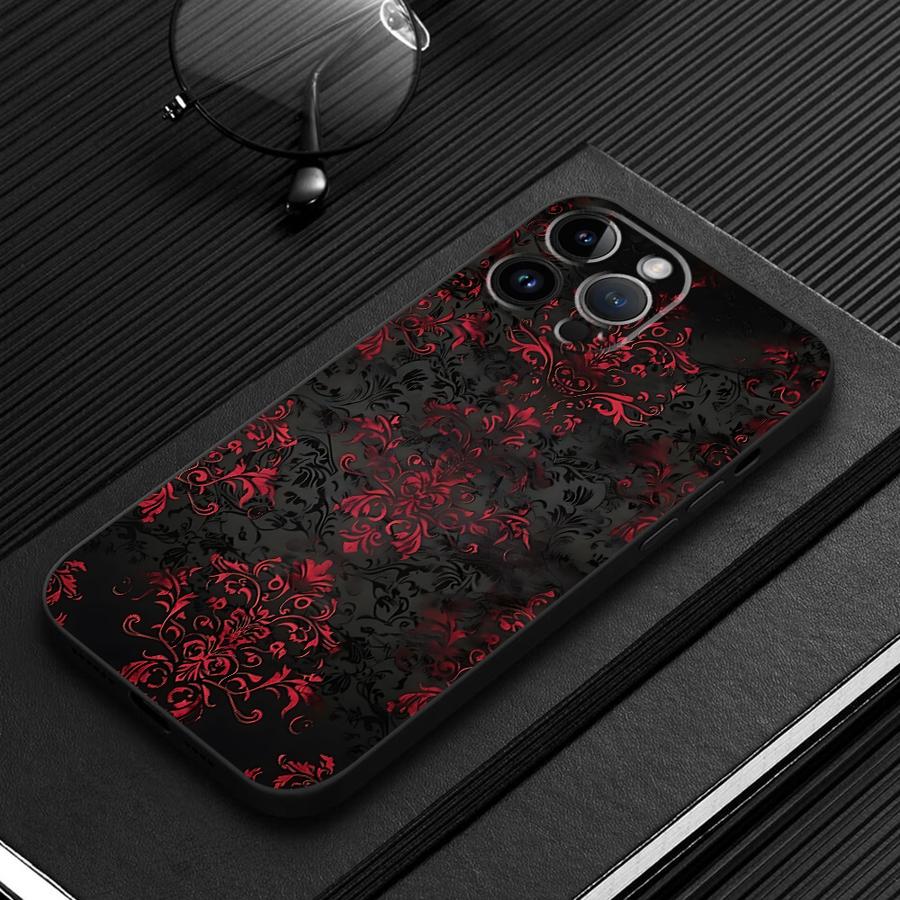 Black And Red Sexy Lace Phone  - Phone Cases Xs Iphone ulasan dan harga