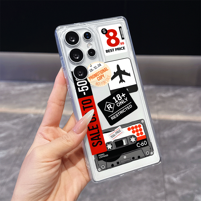 Funny Mix Labels Collage Stick - Phone Cases Funny ulasan dan harga