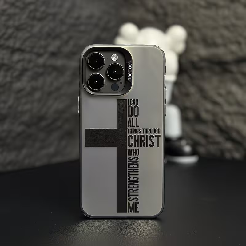 Anti Fingerprint Cross Bible P - Phone Cases Xs Iphone ulasan dan harga