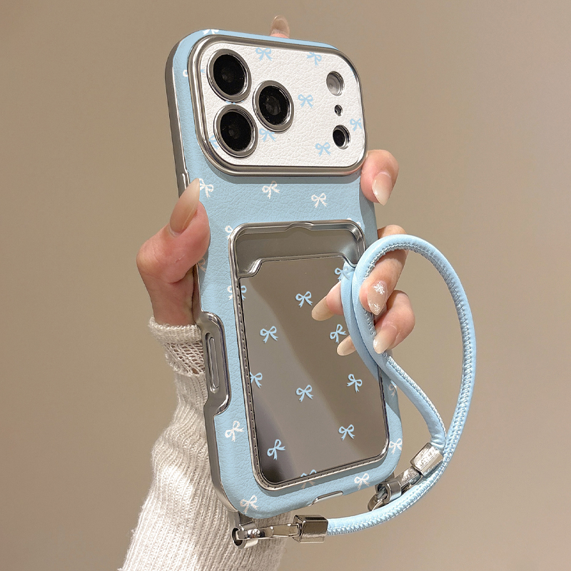 Cute Bow Mirror Card Holder Ph - Phone Cases With Wallet ulasan dan harga