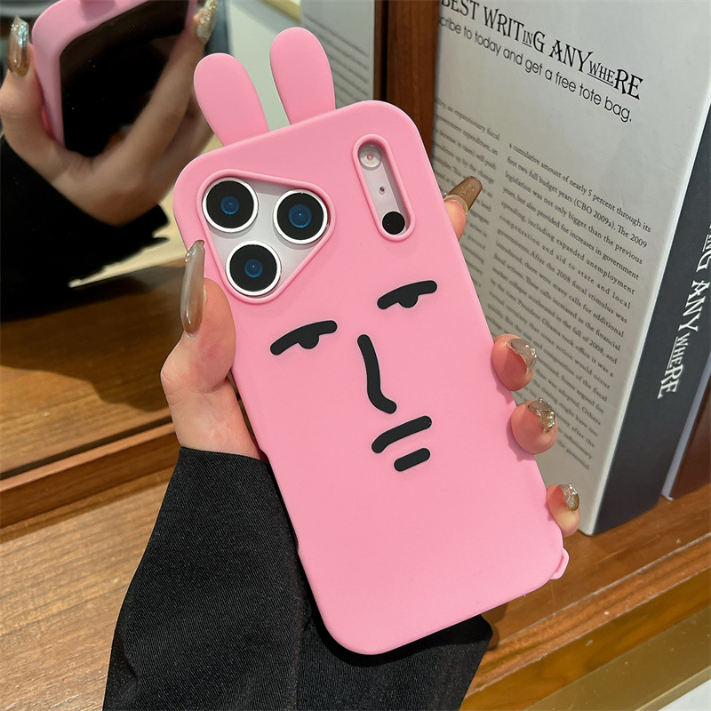 Kawaii 3D Funny Cartoon Pink E - Phone Cases Funny ulasan dan harga