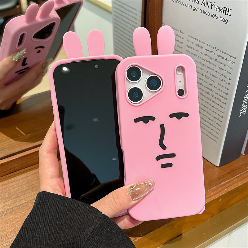 Kawaii 3D Funny Cartoon Pink E - Phone Cases Funny ulasan dan harga