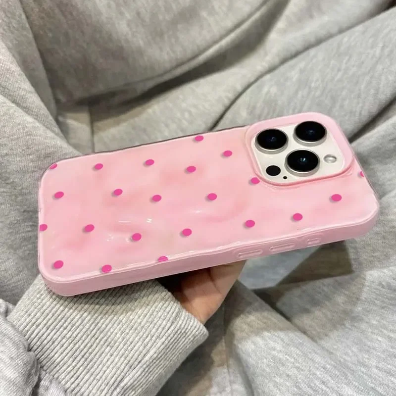 Simple Solid Color Polka Dot P - Phone Cases Australia ulasan dan harga