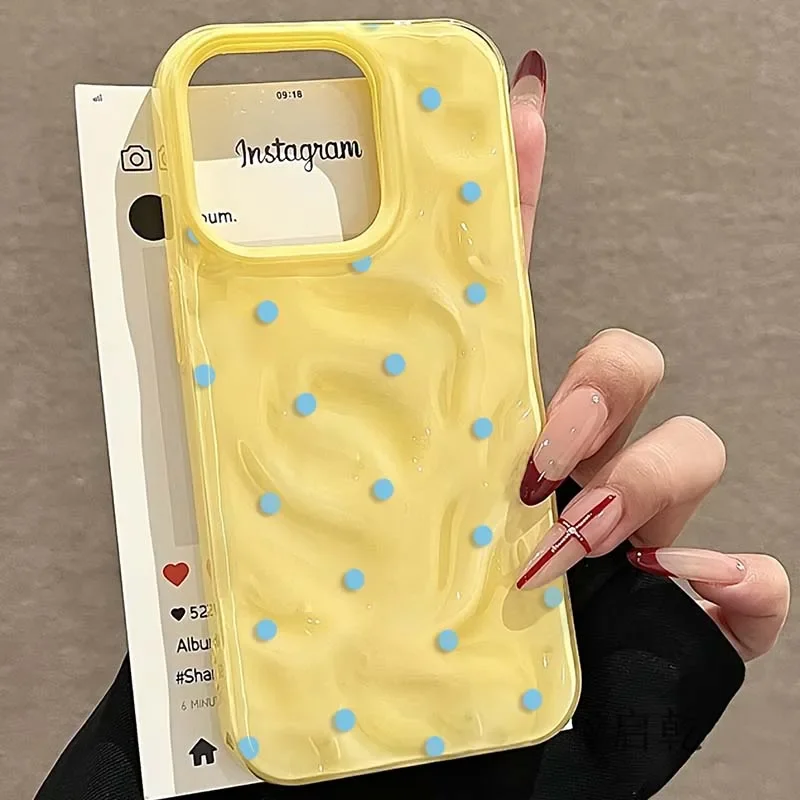 Simple Solid Color Polka Dot P - Phone Cases Australia ulasan dan harga