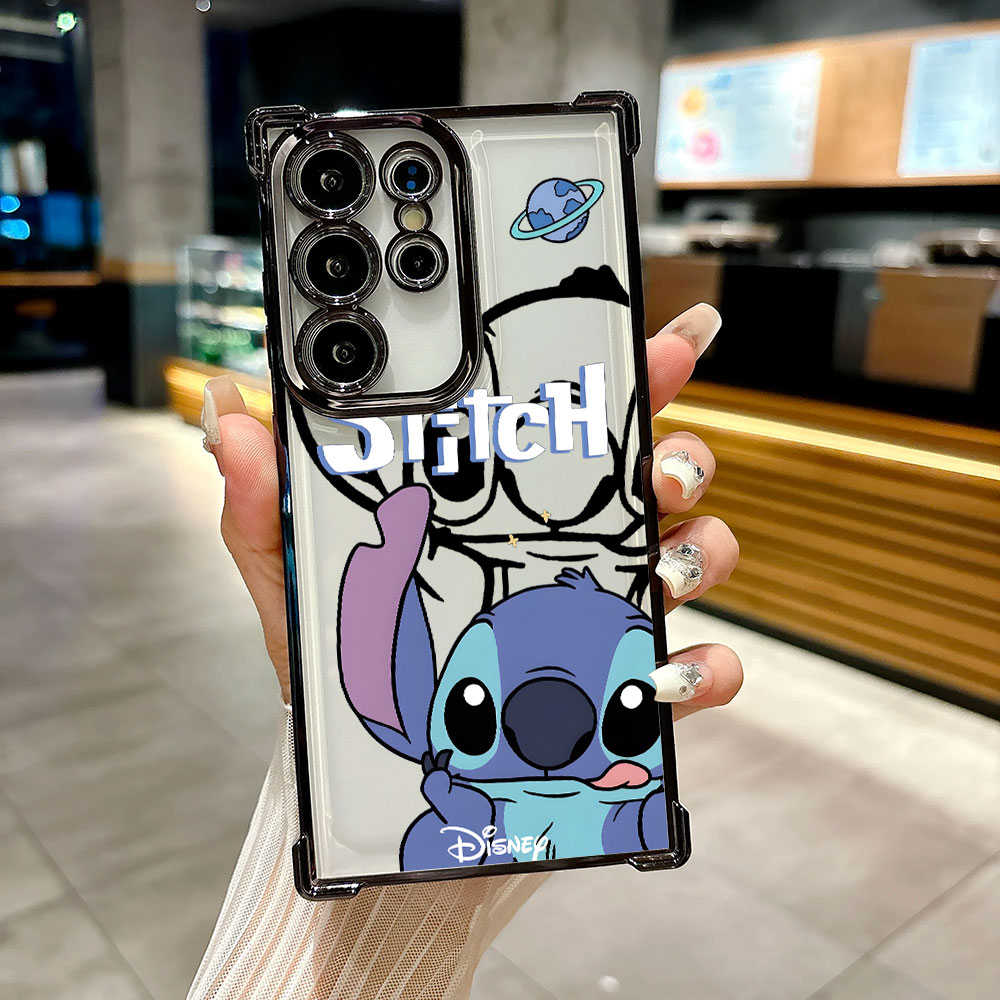Stitch Line Background Silicon - Phone Cases Samsung S25 Ultra ulasan dan harga
