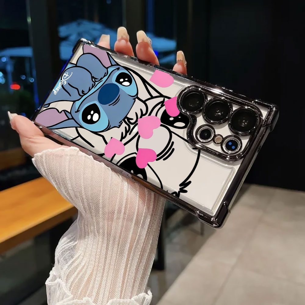Stitch Line Background Silicon - Phone Cases Samsung S25 Ultra ulasan dan harga