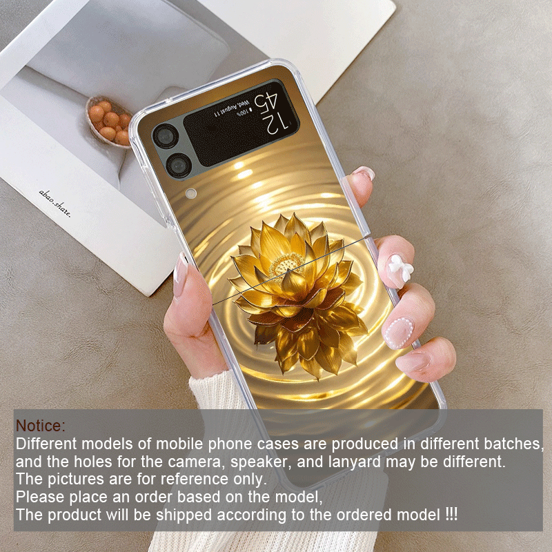 Creative Golden Lotus Flower P - Phone Cases Z Fold 7 ulasan dan harga