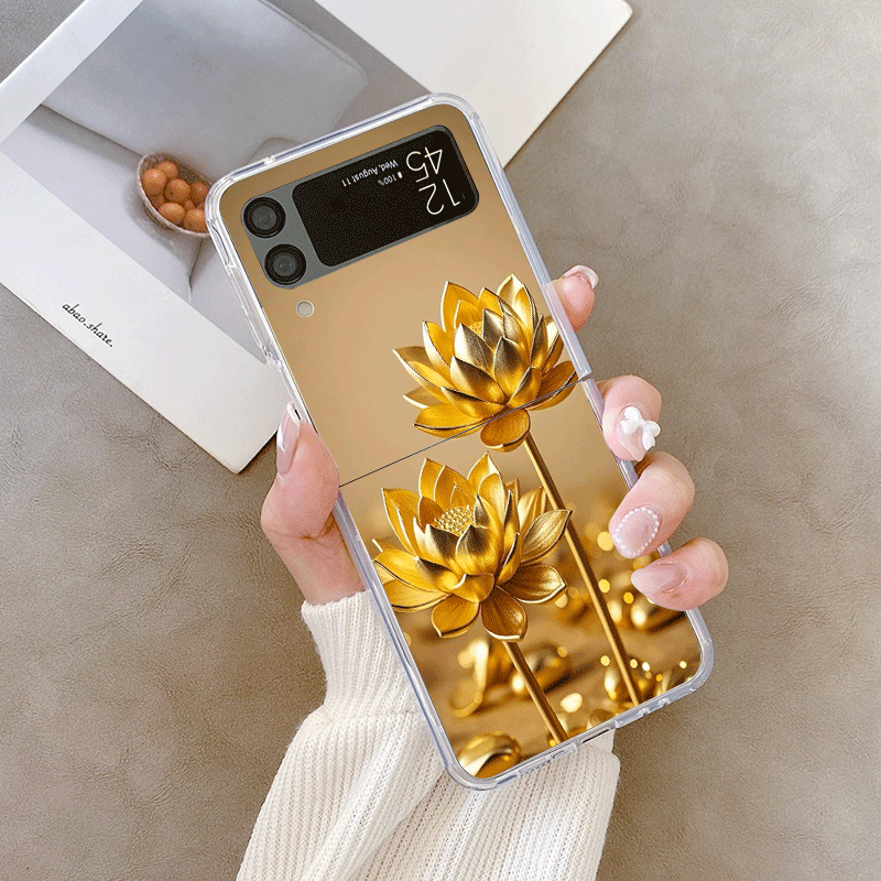 Creative Golden Lotus Flower P - Phone Cases Z Fold 7 ulasan dan harga