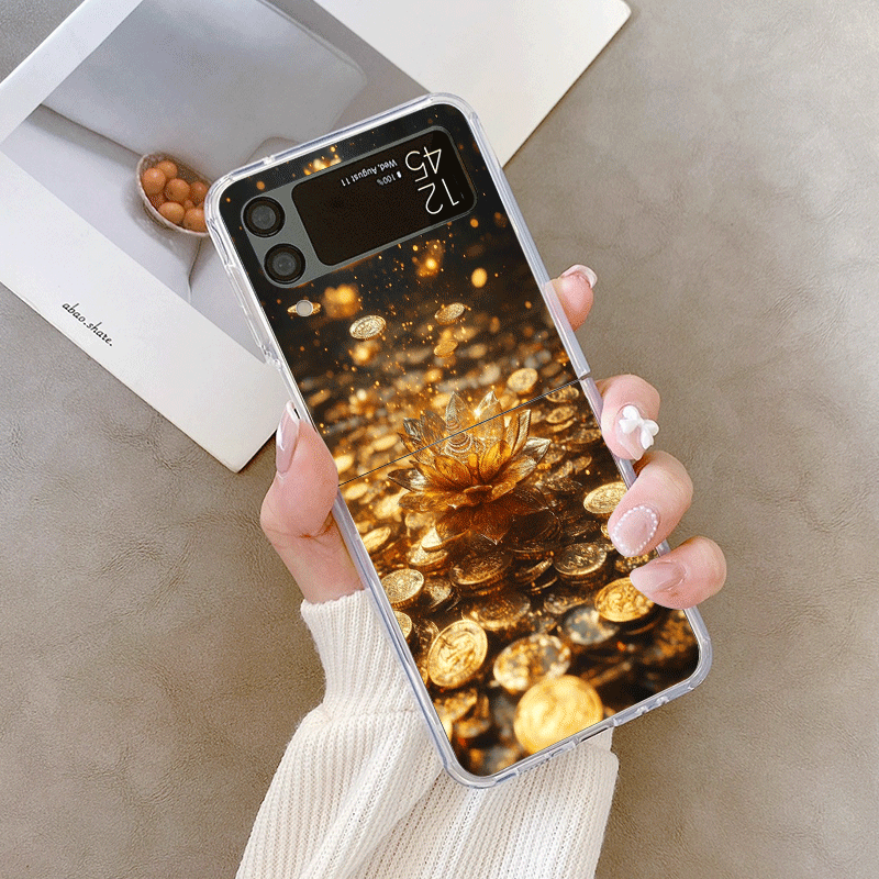 Creative Golden Lotus Flower P - Phone Cases Z Fold 7 ulasan dan harga