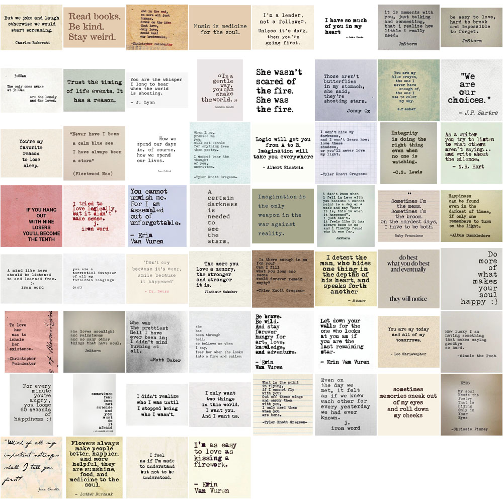 60/240PCS Creative Retro Celeb - Phone Cases Quotes ulasan dan harga