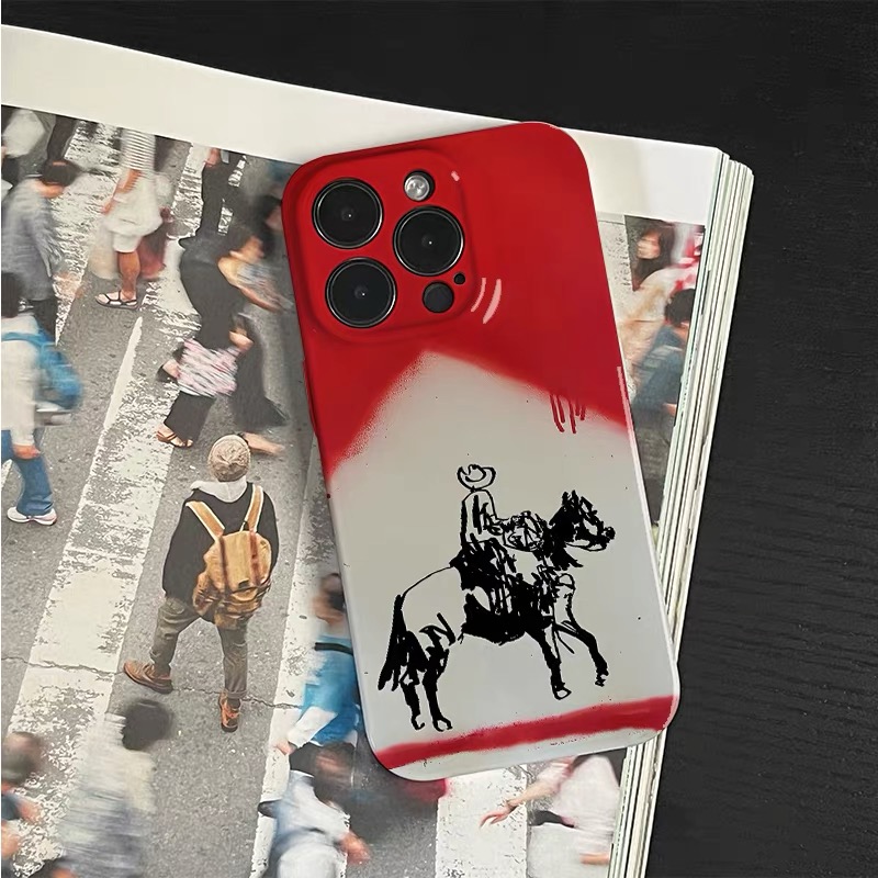 Ins Korean Red Riding Boy Phon - Phone Cases Xr Boys ulasan dan harga