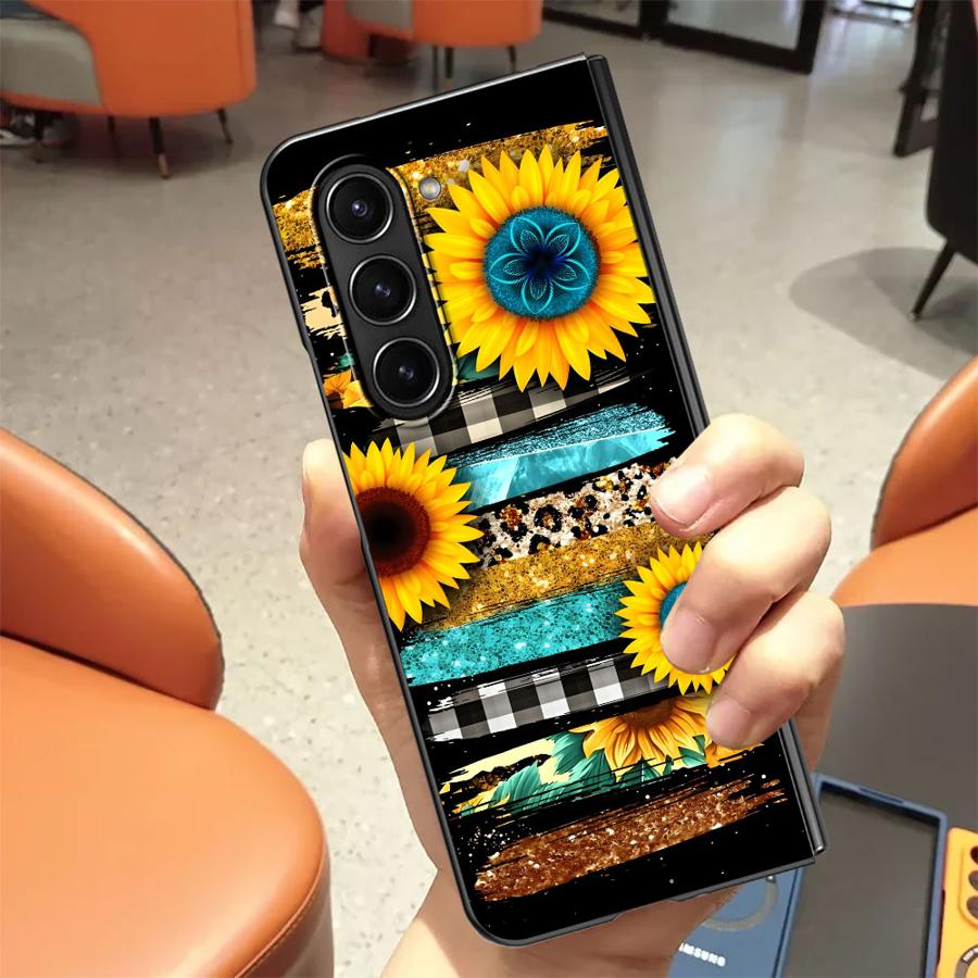 Zebra Striped Sunflower Back P - Phone Cases Z Fold 7 ulasan dan harga