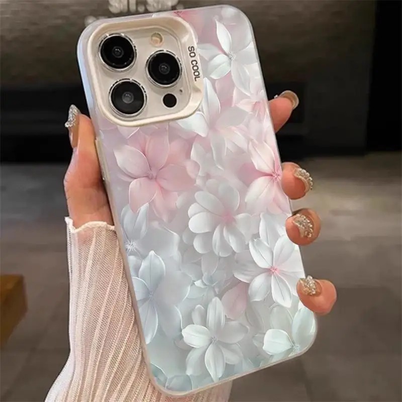 Pink Flower Case for iPhone 15 - Phone Cases Xs Iphone ulasan dan harga