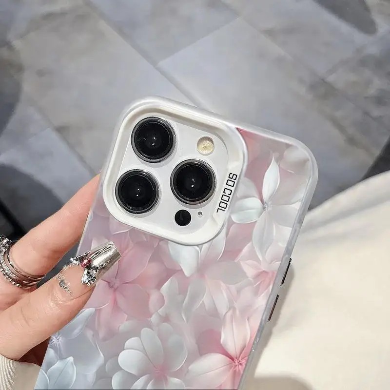 Pink Flower Case for iPhone 15 - Phone Cases Xs Iphone ulasan dan harga
