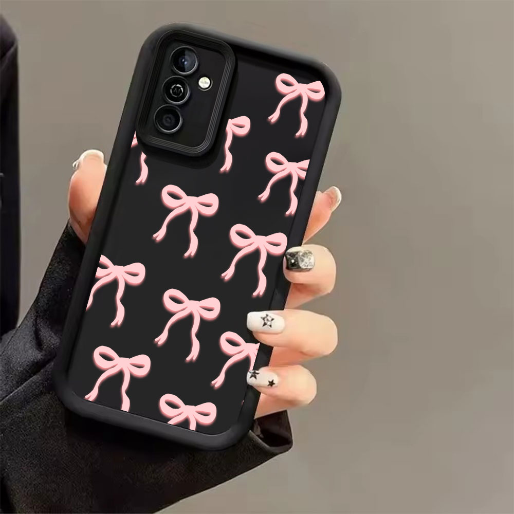 Pink Bow Print Soft TPU Phone  - Phone Cases Samsung S25 Ultra ulasan dan harga