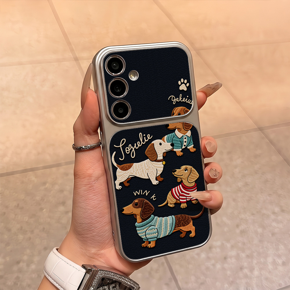 Cartoon Puppy Leather Phone Ca - Phone Cases With Camera Cover ulasan dan harga