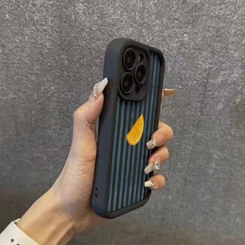 Striped Lemon Slice Pattern Ph - Phone Cases Xs Iphone ulasan dan harga