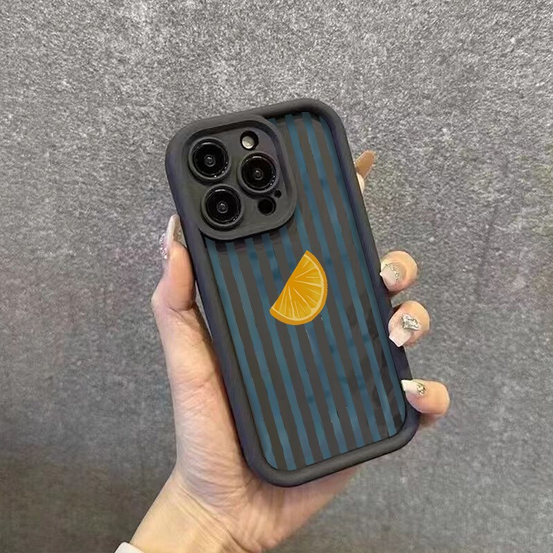Striped Lemon Slice Pattern Ph - Phone Cases Xs Iphone ulasan dan harga