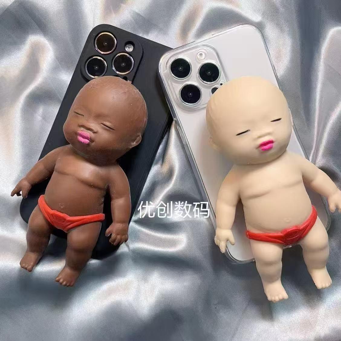 3D Cute Black People Doll Reli - Phone Cases Websites ulasan dan harga