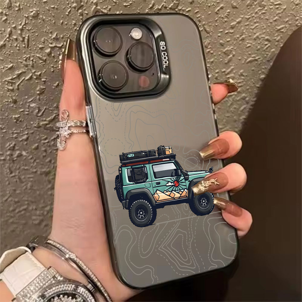 Simple Car Pattern Phone Case  - Phone Cases Xs Iphone ulasan dan harga