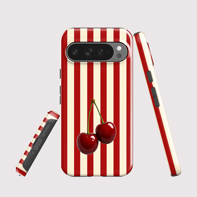 Fcicicase Cherry Stripe Patter - Phone Cases Pixel 10 ulasan dan harga